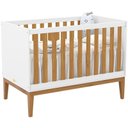 Ver imagem 2 de Berço Americano e Cômoda Sapateira Unique Branco Soft Freijó Eco Wood com Colchão Ortobom - Matic