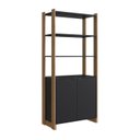 Ver imagem 3 de Estante Armário Multiuso 2 Portas e 4 Prateleiras