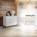 Ver imagem 7 de Cômoda para Quarto 1 Porta 3 Gavetas Magia Branco