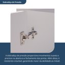 Ver imagem 7 de Cômoda para Quarto 1 Porta 3 Gavetas Magia