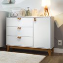 Ver imagem 1 de Cômoda para Quarto 1 Porta 3 Gavetas Magia