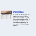 Ver mais imagens de Balcão de Cozinha 4 Portas 2 Gavetas New Premium Branco - Itatiaia