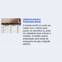 Ver mais imagens de Balcao Itatiaia New Premium 4 Portas 2 Gavetas Branco