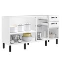Ver imagem 4 de Balcao Itatiaia New Premium 4 Portas 2 Gavetas Branco