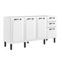 Ver imagem 3 de Balcao Itatiaia New Premium 4 Portas 2 Gavetas Branco