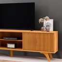 Ver imagem 5 de Rack Gaia 2,20m para Tv 75" com 2 Portas Mavaular:naturalle