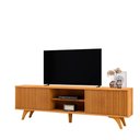 Ver imagem 1 de Rack Gaia 2,20m para Tv 75" com 2 Portas Mavaular:naturalle