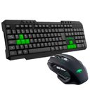 Ver imagem 1 de Kit Teclado e Mouse Python Vivensis - 420 Preto/verde Bivolt