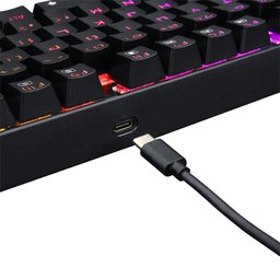 Teclado Redragon Kumara Pro Rgb Sem Fio Preto Switch Marrom - 8