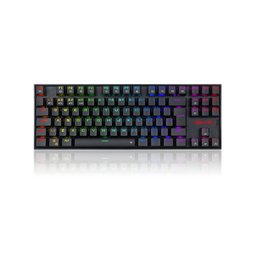 Teclado Redragon Kumara Pro Rgb Sem Fio Preto Switch Marrom - 1