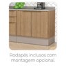 Cozinha Modulada Deseo sem Tampo 4 Peças - 7