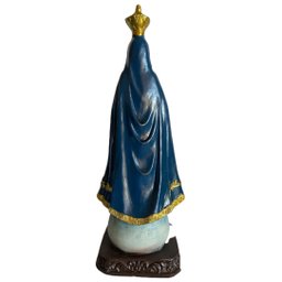 Imagem De Nossa Senhora Aparecida Santa Em Resina 20,5 Cm - 4