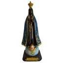 Ver imagem 2 de Imagem De Nossa Senhora Aparecida Santa Em Resina 20,5 Cm