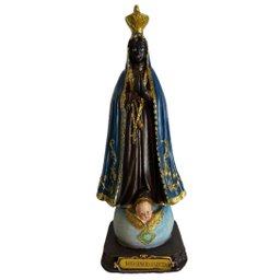 Imagem De Nossa Senhora Aparecida Santa Em Resina 20,5 Cm - 2