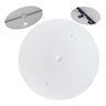 Kit 5 Tampa Canopla Espelho Cego Super Slim Branco Abs 12cm - 3
