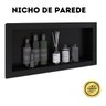 Nicho Preto Expositor Louças Redecore Nicho Multiuso Para Diversos Ambientes - 2