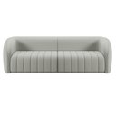 Ver imagem 3 de Sofá 4 Lugares para Sala 252cm Lazio M03 Veludo Creme - Lyam Decor