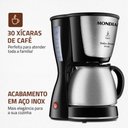 Ver imagem 4 de Cafeteira Elétrica Mondial Dolce Arome C-37ji-30x 800w Preto/inox 220 V