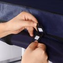 Ver imagem 4 de Roupeiro Guarda Roupa Organizador De Roupa Cabideiro Azul