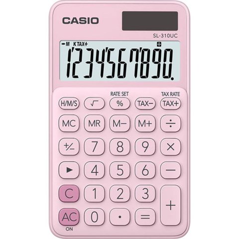 Calculadora Compacta Casio Sl-310uc-pk-n-dc - Rosa