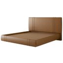 Ver imagem 3 de Cama King Flutuante com Cabeceira 195cm Lyra Sintético Camel S05 - Mpozenato