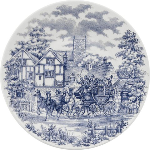 Kit 20 Pratos de Sobremesa Biona Cena Inglesa Oxford® Cerâmica 19cm