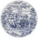 Ver imagem 1 de Kit 20 Pratos de Sobremesa Biona Cena Inglesa Oxford® Cerâmica 19cm