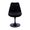 Cadeira Tulipa Saarinen Sem Braço Preta Preto - 1