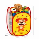 Ver mais imagens de Cesto Infantil Multiuso Dobravel Organizador Brinquedos Quarto Roupa Suja Multiuso Telado Saco Lavan