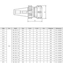 Ver imagem 5 de Porta Pinça Er Modelo Sk40 - Er16-160 - Hqt - Din 69871