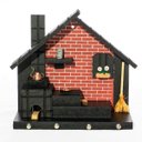 Ver imagem 1 de Porta Chaves de Parede Casinha Mineira Artesanal G Telha