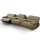 Ver imagem 6 de Sofá Swift C-porta Copos Baú Cooler Reclinável Retrátil Linho Castor G81 Gran Belo