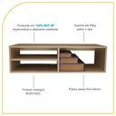 Ver imagem 3 de Rack Suspenso para Tv/dvd/vídeo Game, com Nicho 100% Mdf