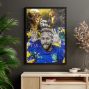 Ver imagem 2 de Quadro decorativo Neymar Sonho do Hexa Brasil Copa do Mundo