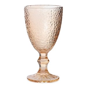 Jogo com 6 Taças Locher de Vidro Âmbar de Agua ou Suco 340ml