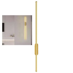 Luminaria Arandela Perfil Led Slim Fit 3 em 1 Luz Indireta Moderna Parede Quarto Sala Recepçao Minim