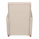 Ver imagem 6 de Poltrona de Amamentação e Descanso Anne com Base Balanço e Puff Veludo Bege - Desk Design