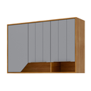 Ver imagem 1 de Armário Aéreo Celeste 120 Cm com 3 Portas 100% Mdf