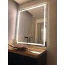 Espelho Quadrado com Iluminação de Led Neutro - 80cm X 80cm - 1