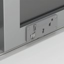 Ver imagem 2 de Kit 2 Roldanas Embutidas Dt 02 para Portas de Correr 60kg Sistema Deslizante de Toni Nylon