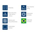 Ver imagem 3 de Kit 2 Roldanas Embutidas Dt 02 para Portas de Correr 60kg Sistema Deslizante de Toni Nylon