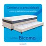 Bicama Solteirão Serenelife - Suede Bege Claro - 6