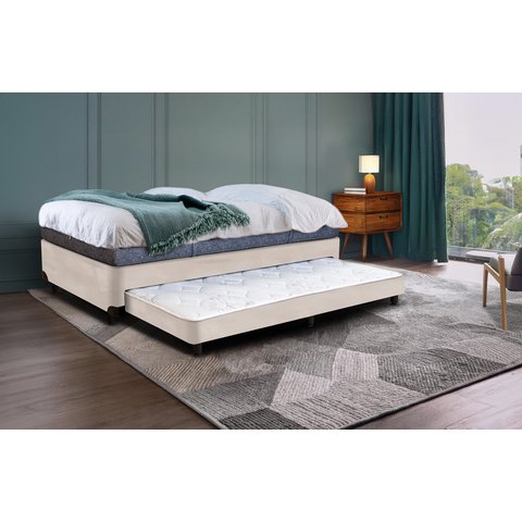 Bicama Solteirão Serenelife - Suede Bege Claro