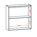 Ver imagem 3 de Armario de Cozinha Suspenso Art 80 Cm com 2 Portas Freijo/soft