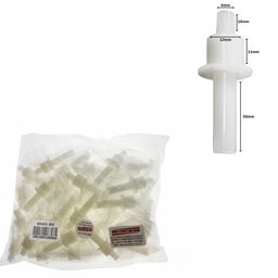 50 Bocais Proteção Descartáveis Bafômetro Etilômetro Bocal Utilizado Diversos Equipamentos Instruthe - 3
