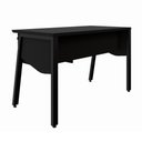 Ver imagem 4 de Mesa Escrivaninha 120cm x 60cm com Gaveteiro Suspenso e Tampo Chanfrado F5 Office Cor:Preto