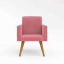 Ver mais imagens de Kit Namoradeira + 02 Poltronas Decorativas Nina Rosa