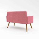 Ver imagem 3 de Kit Namoradeira + 02 Poltronas Decorativas Nina Rosa