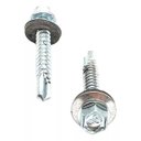 Ver imagem 1 de Parafuso Auto Brocante Cabeça Sextavada 5/16 - 5,5 X 22mm Arruela Movel com 450 Un