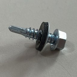 Parafuso Auto Brocante Cabeça Sextavada 5/16 - 5,5 X 22mm Arruela Movel com 450 Un - 2